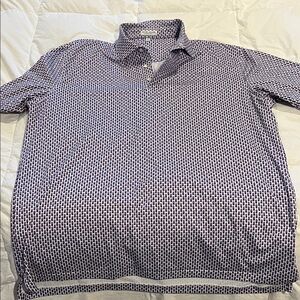 Peter Millar Patterned Polo
Size: XL